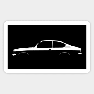 Opel Kadett GTE (C) Silhouette Sticker